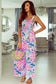 Smocked Wide Leg Jumpsuit - Fashionfitz