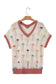Short Sleeve Sweaters Fashionfitz Embroidered Crochet Sweater for Women