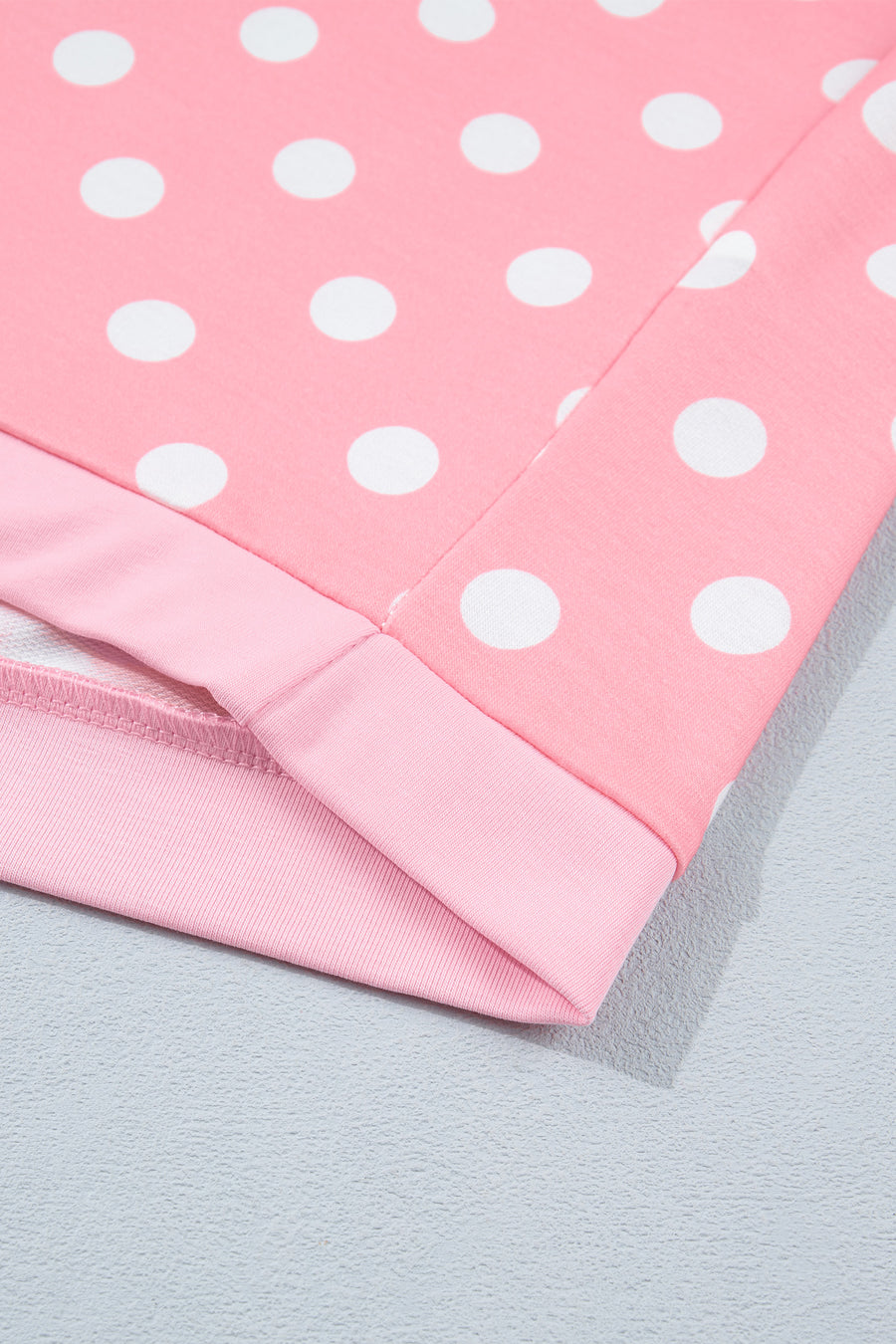 Polka Dot Oversized Top & Drawstring Shorts Set Women UK — styled outfit look | Fashionfitz UK