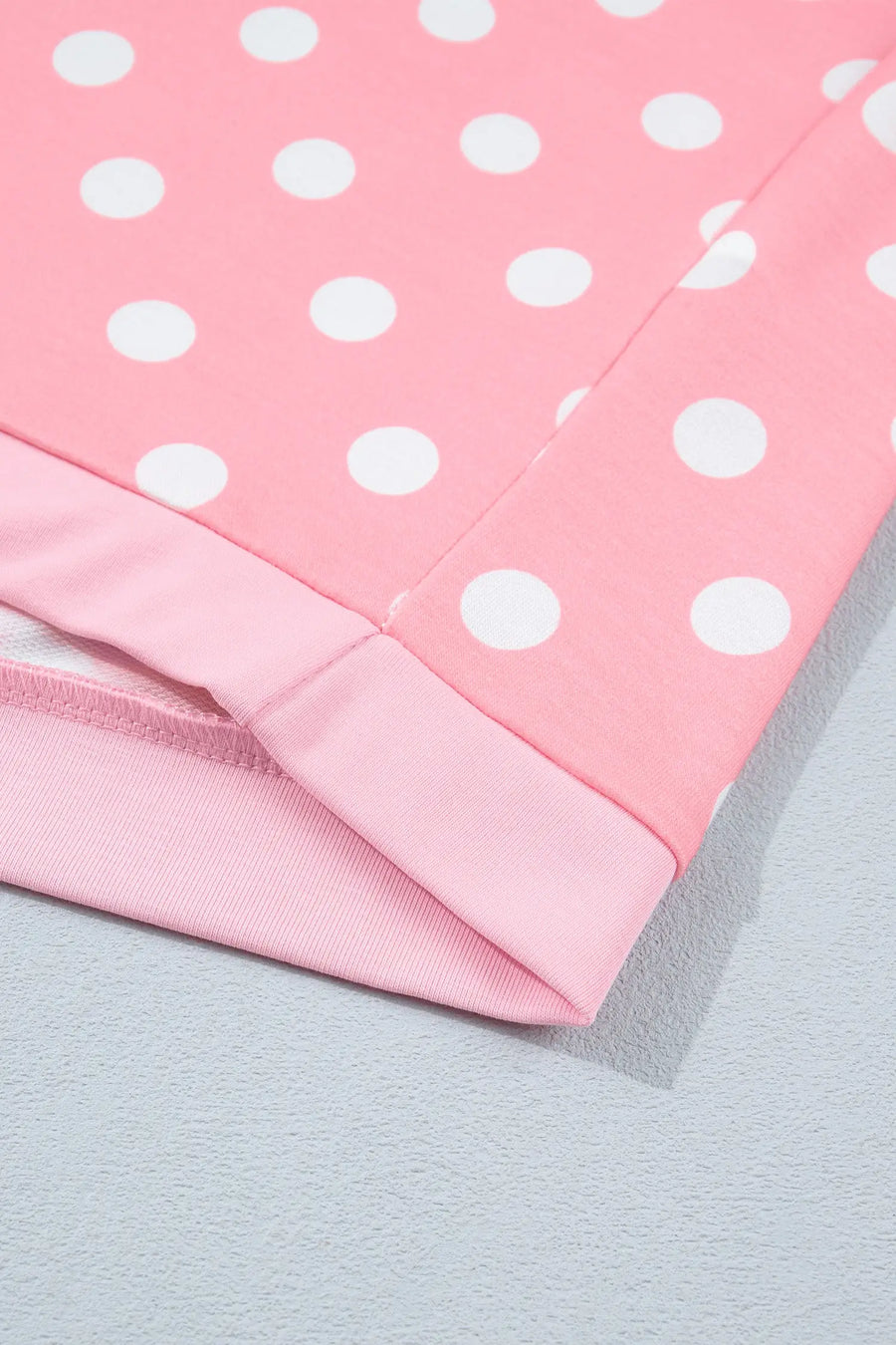 Polka Dot Oversized Top & Drawstring Shorts Set Women UK — styled outfit look | Fashionfitz UK