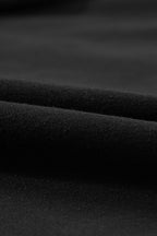 Black Plus Size Cheers Glitter Tinsel Short Sleeve Sweater