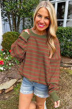 Stripe Hug Loose Fit Sweater