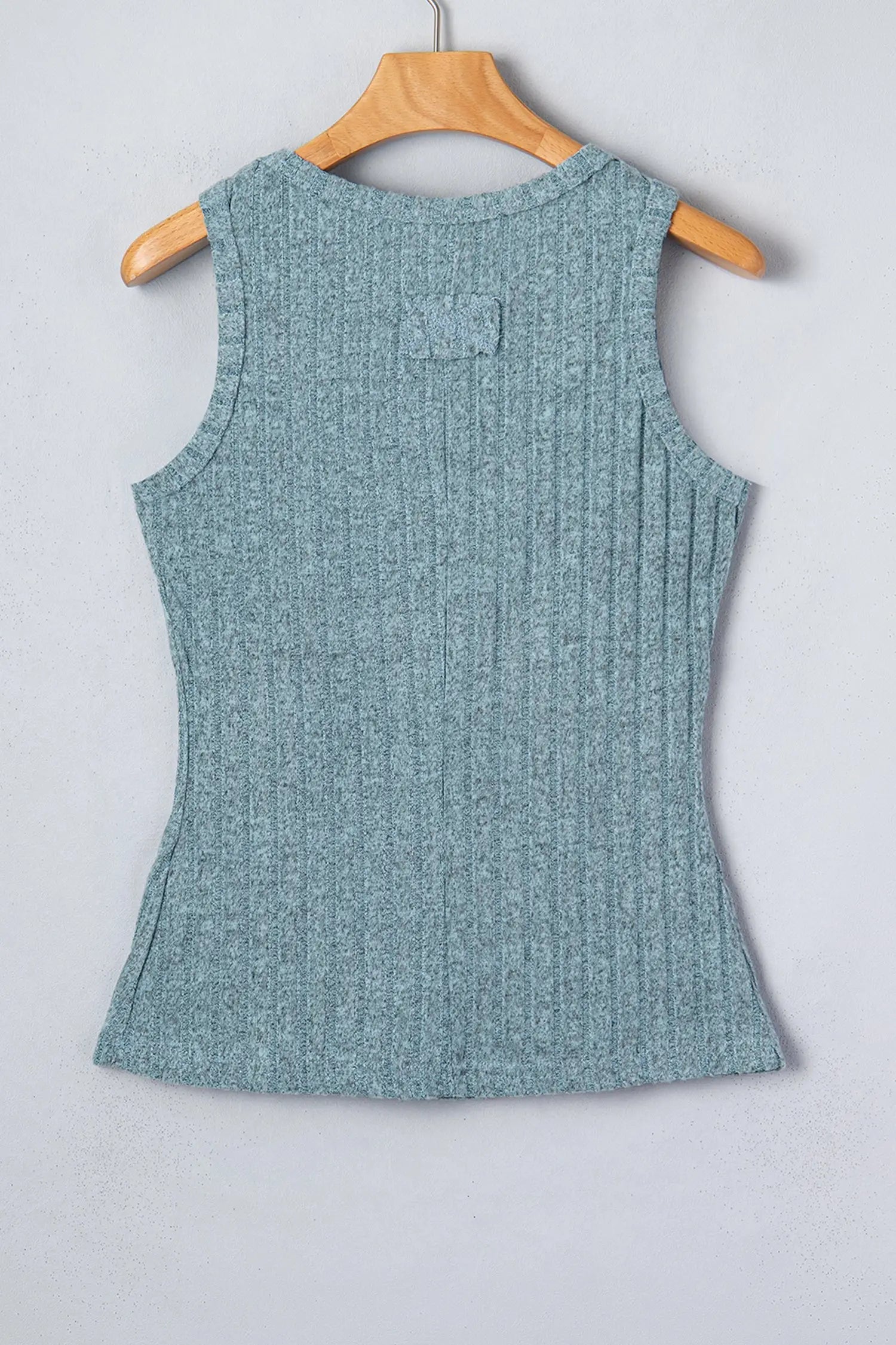 Slim ribbed mineral wash tank top tops