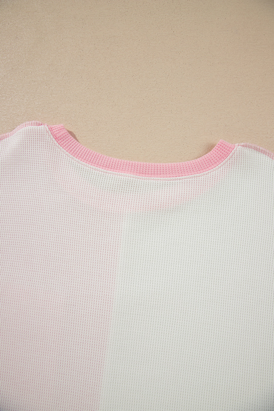 Pink Colourblock Plaid Panel Long Sleeve Plus Size Blouse