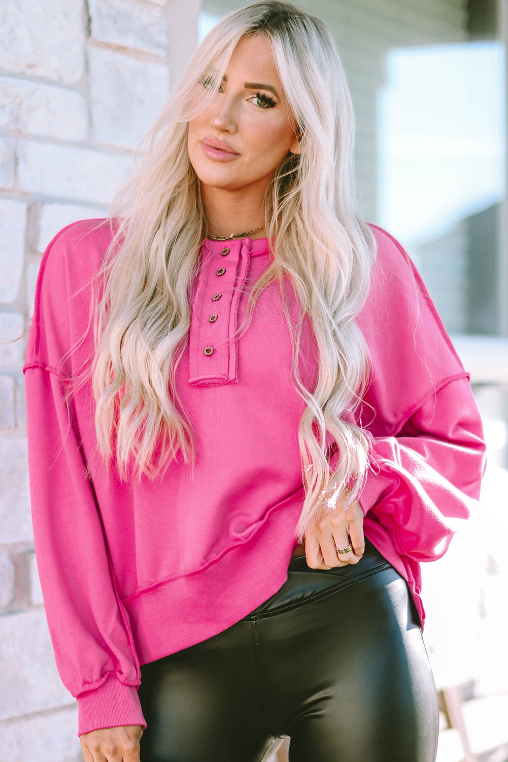Wide Sleeve Tunic Top
