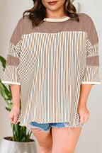 Stripe Embrace Plus T-Shirt