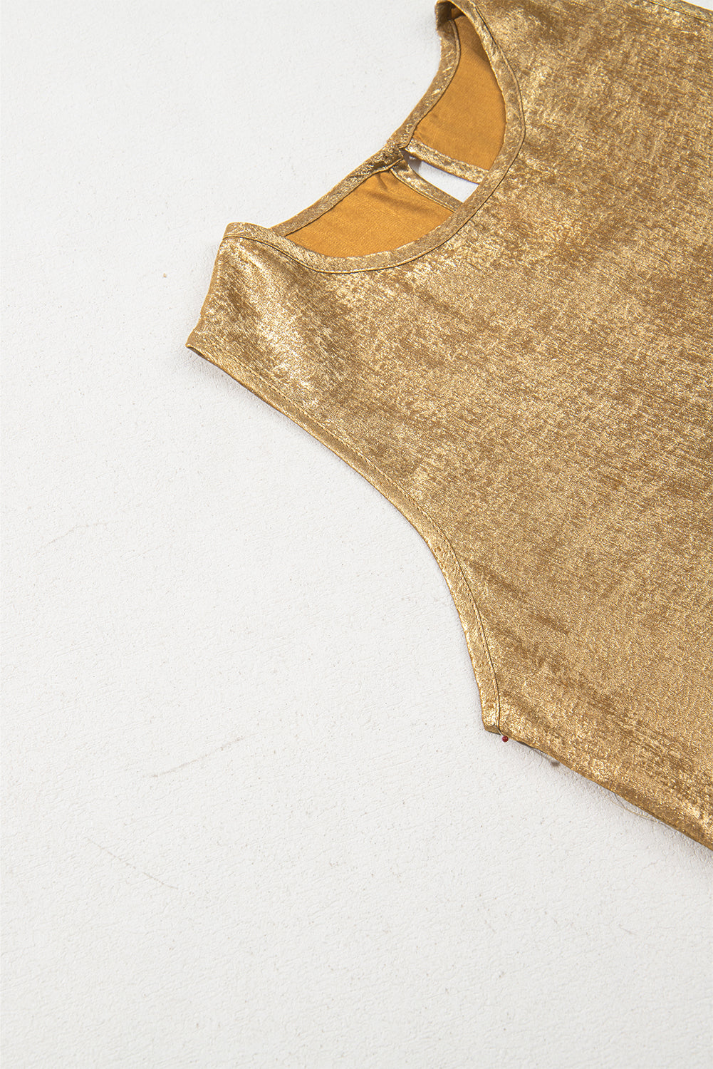 Gold Metal Tank Top