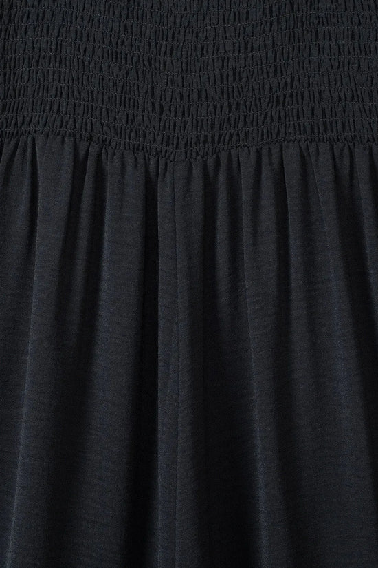 Smocked Wide Leg Jumpsuit - Fashionfitz