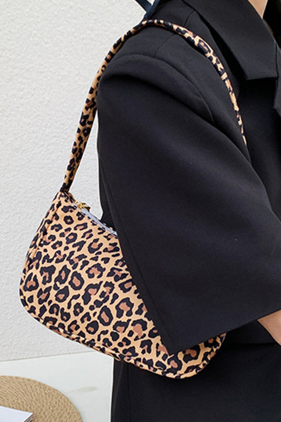 Leopard Print Minimalist Shoulder Bag Women UK
