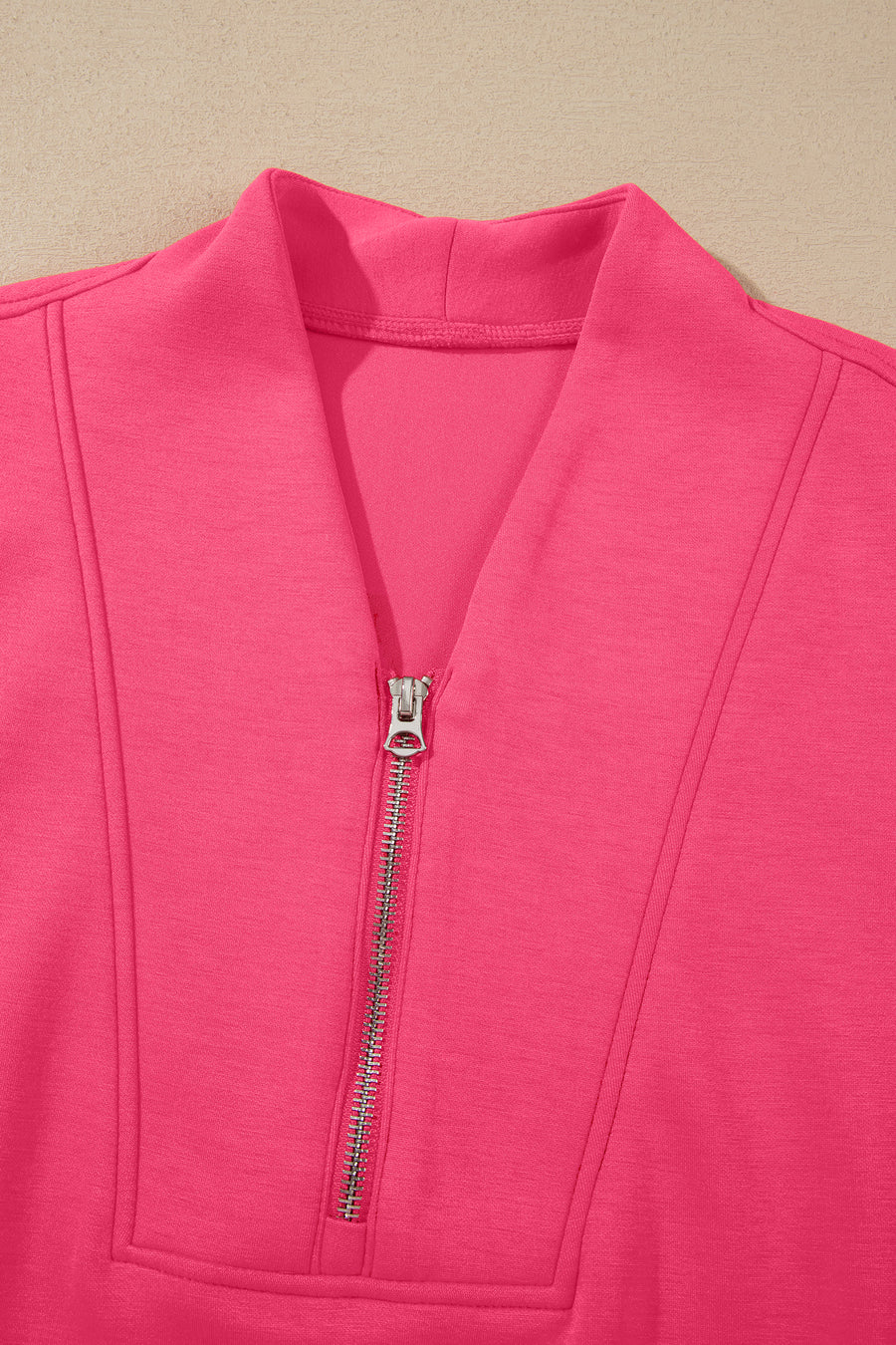 Quarter Zip Sleeveless Top & Shorts 2-Piece Set Women UK