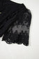 Dot Lace Black Maxi Dress
