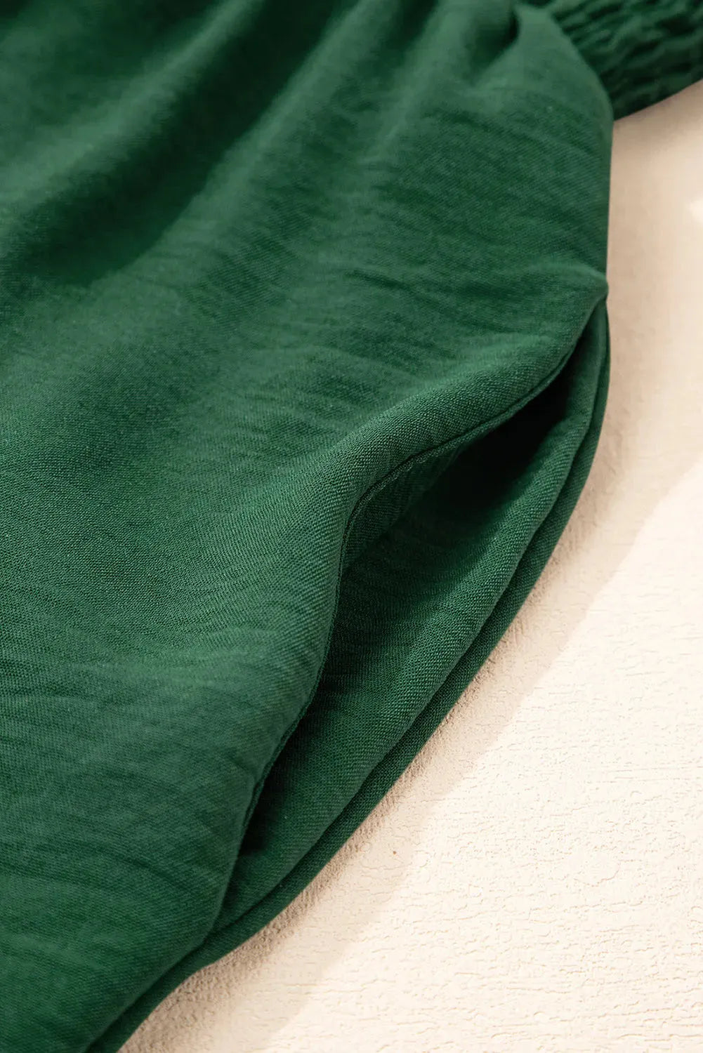 Smocked Wide Leg Jumpsuit - Fashionfitz