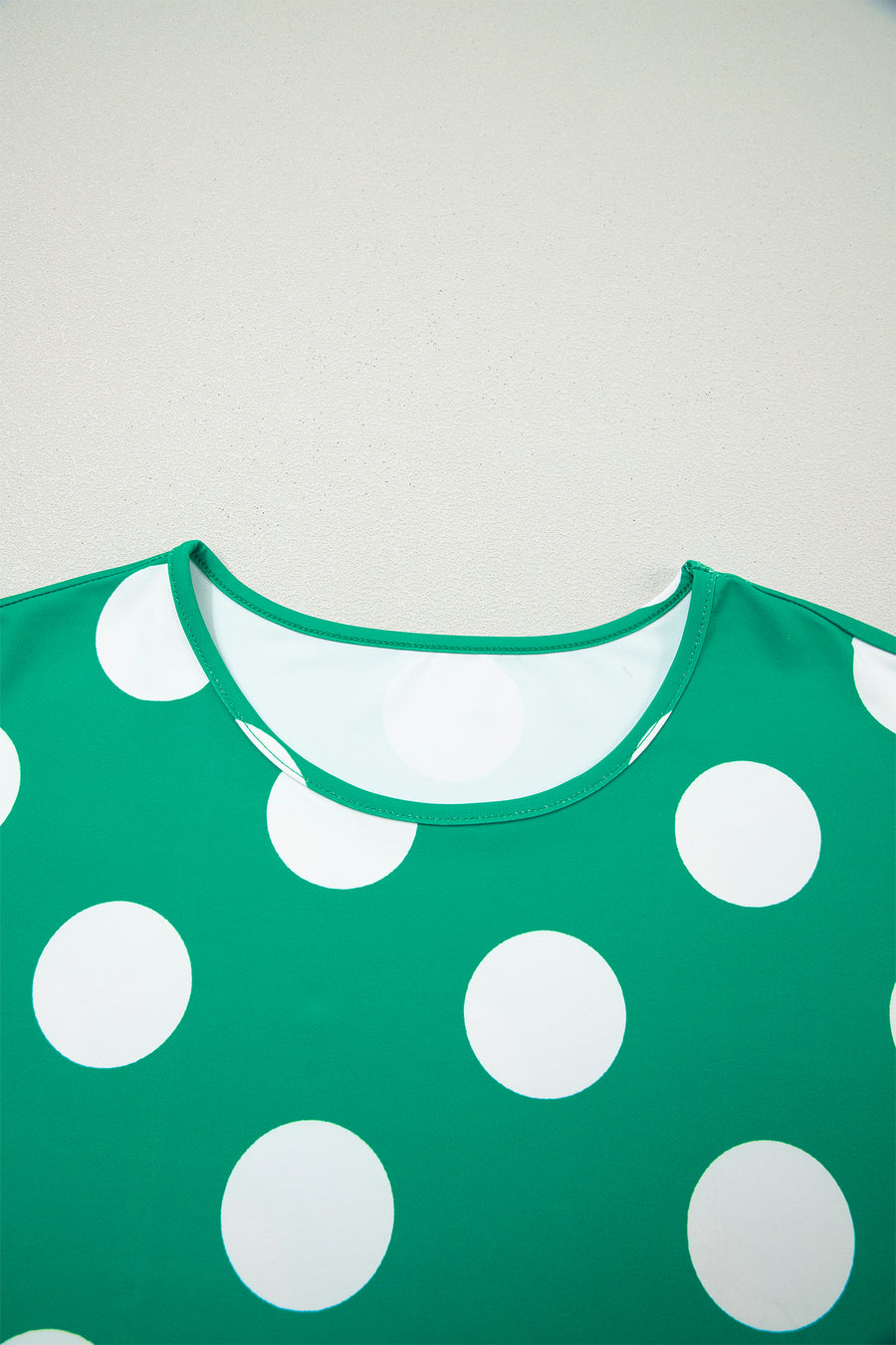 Polka Dot Cropped Tee and Bodycon Skort Two-Piece Set Women UK