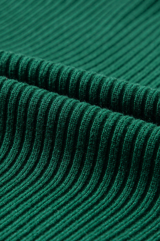 Ribbed Knit Short Sleeve Sweater – Soft & Stylish