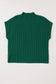 Ribbed Knit Short Sleeve Sweater – Soft & Stylish