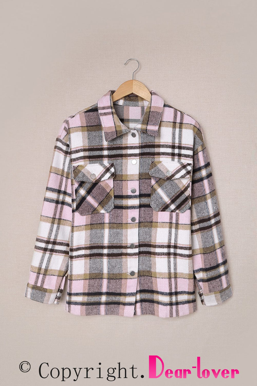 Oversized Plaid Shacket Women UK