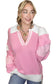 Pink Polo Knit Jumper