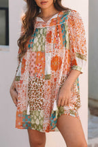 Paisley Breeze Chiffon Dress