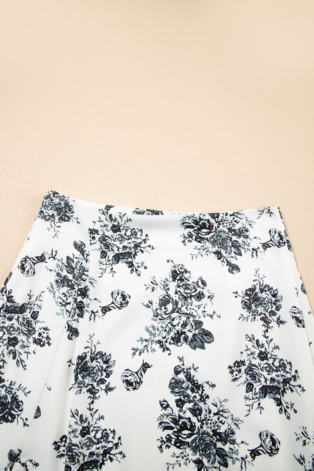 Boho Floral Split Maxi Skirt