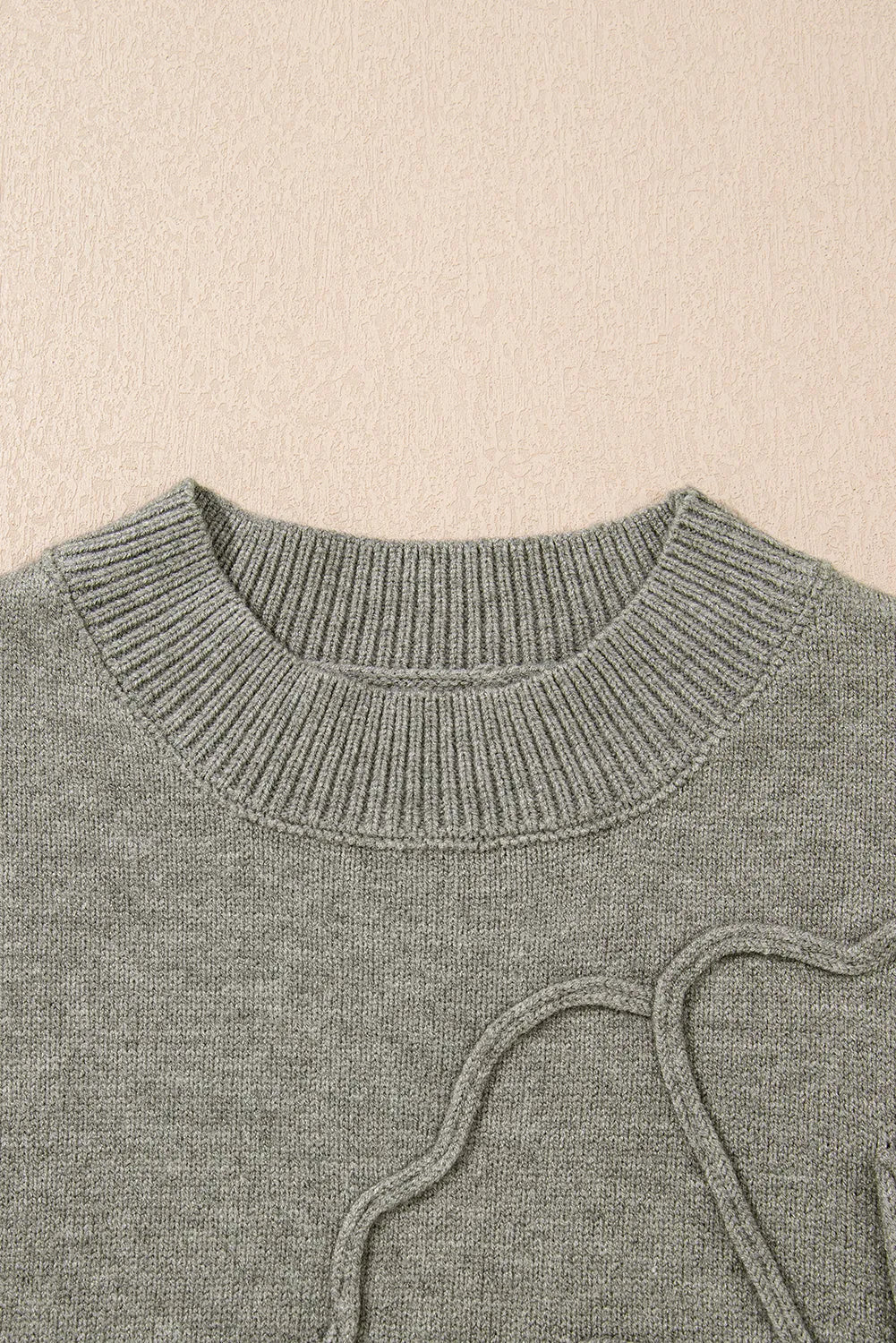 High Flower Boxy Sweater - Fashionfitz