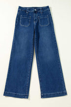 Nautical Breeze Wide-Cut Jeans