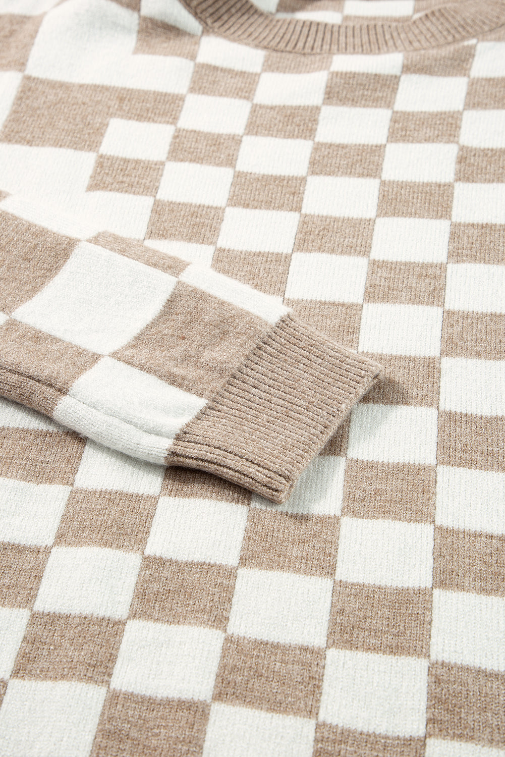 Smoky Plaid Soft Knit Jumper