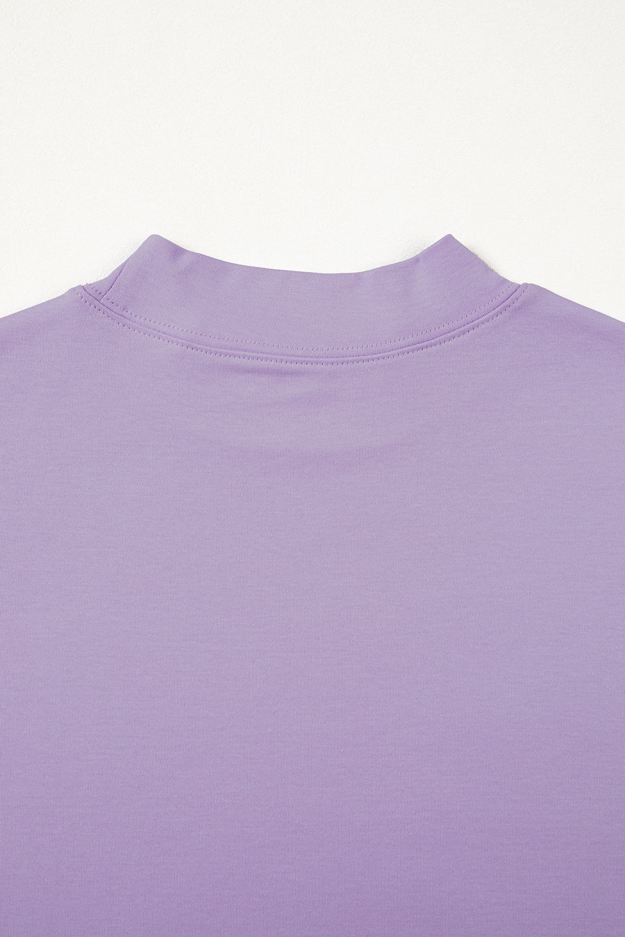 Solid Colour Oversized High Neck Tee Women UK