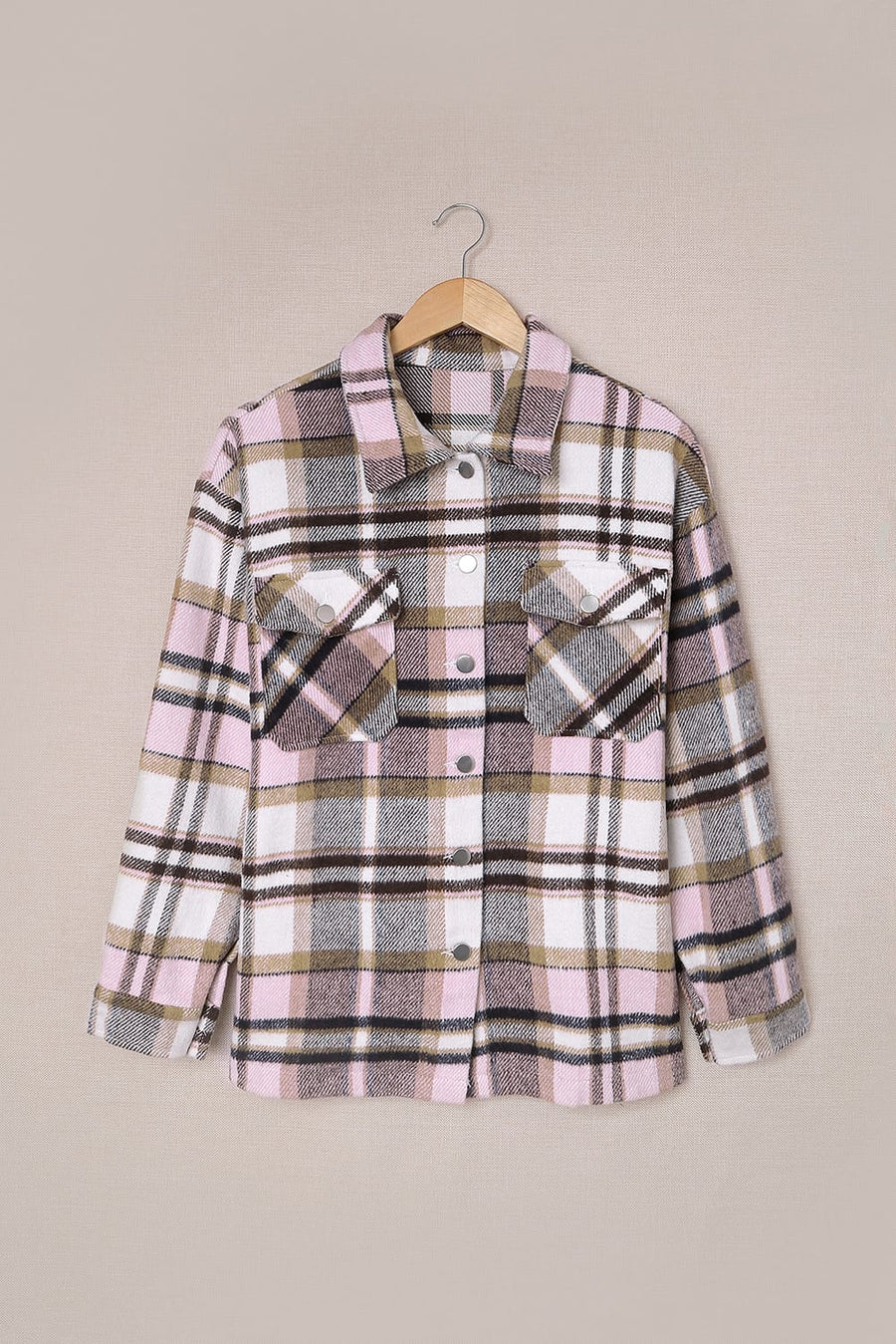 Oversized Plaid Shacket Women UK