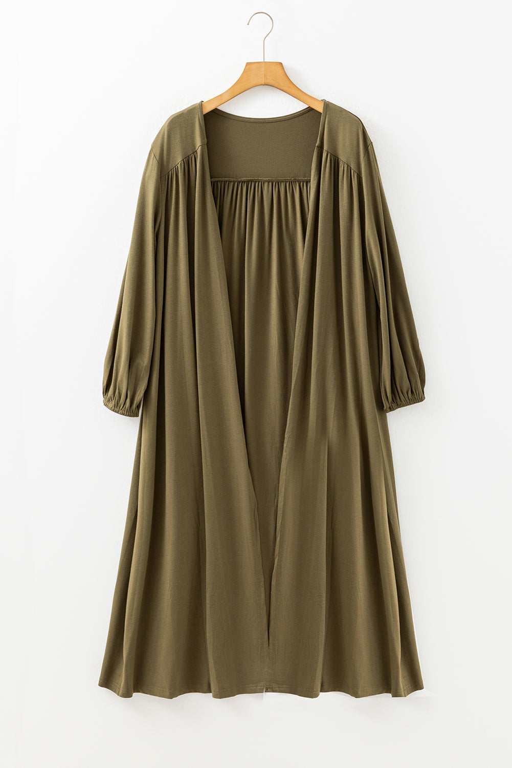 Green Lightweight Duster Cardigan