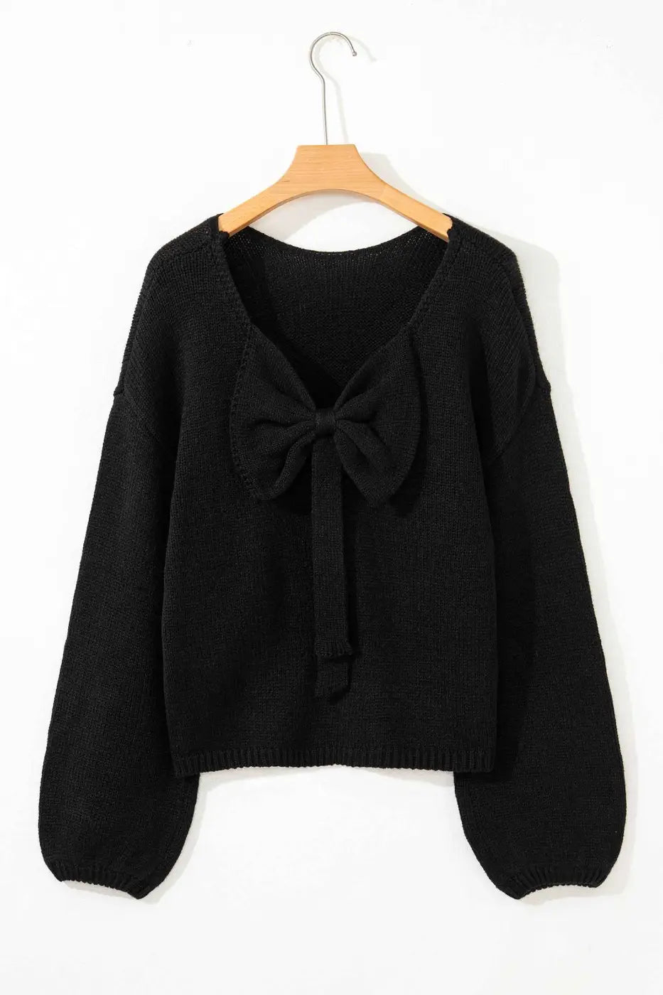 Women’s festive bow‑back backless jumper | fashionfitz