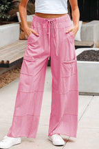 Fashionfitz Women's Wide Leg Cargo Pants - Trendy Style
