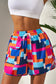 Rose GeoWave Swim Shorts - Fashionfitz