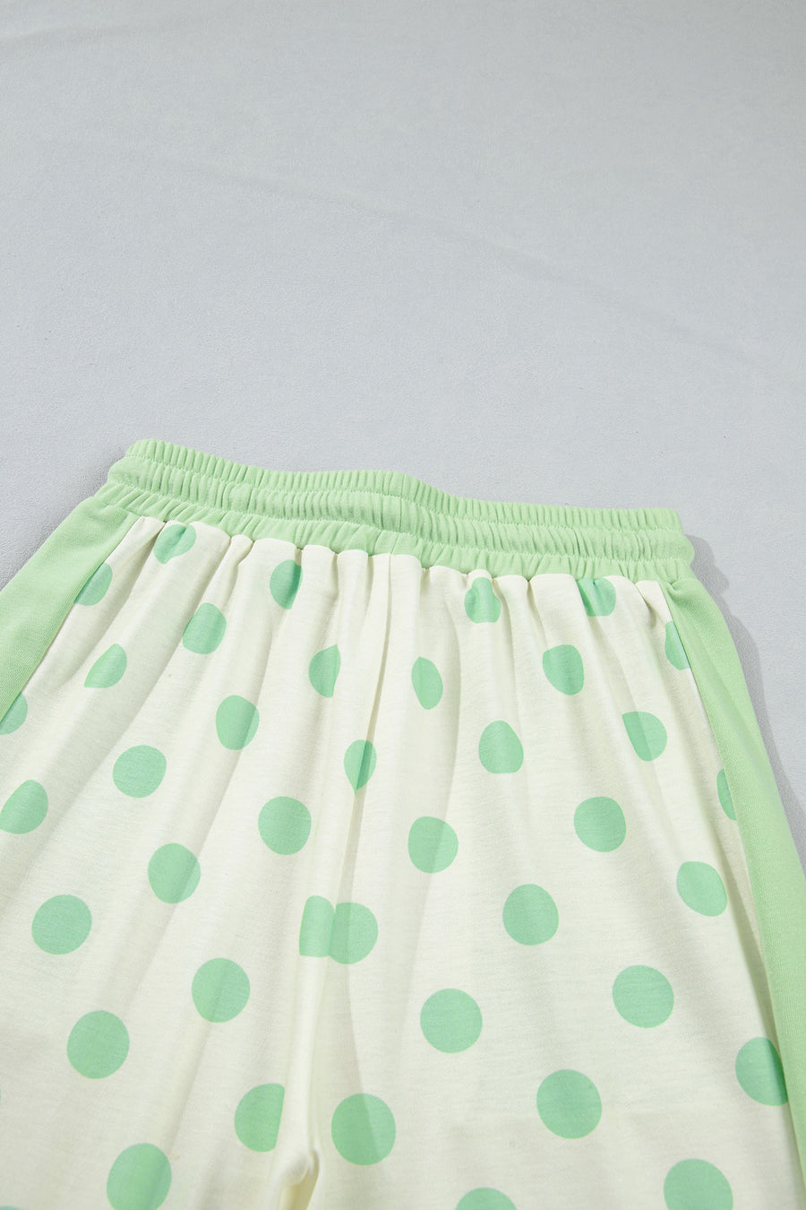 Colour Block Polka Dot Wide Leg Pant Set Women UK