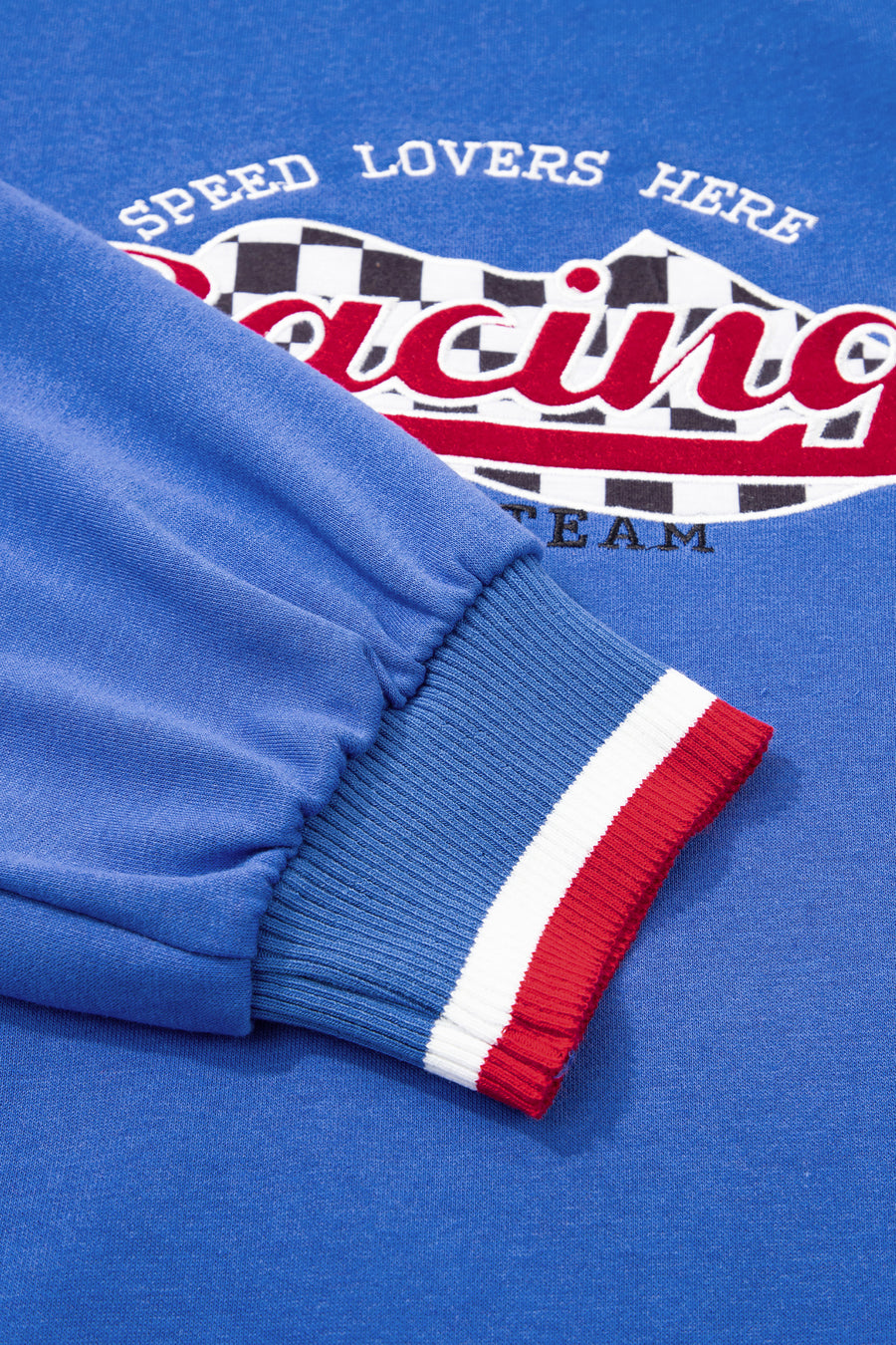 Black Varsity Baseball Bow Graphic Striped Sleeve Sweatshirt Women UK