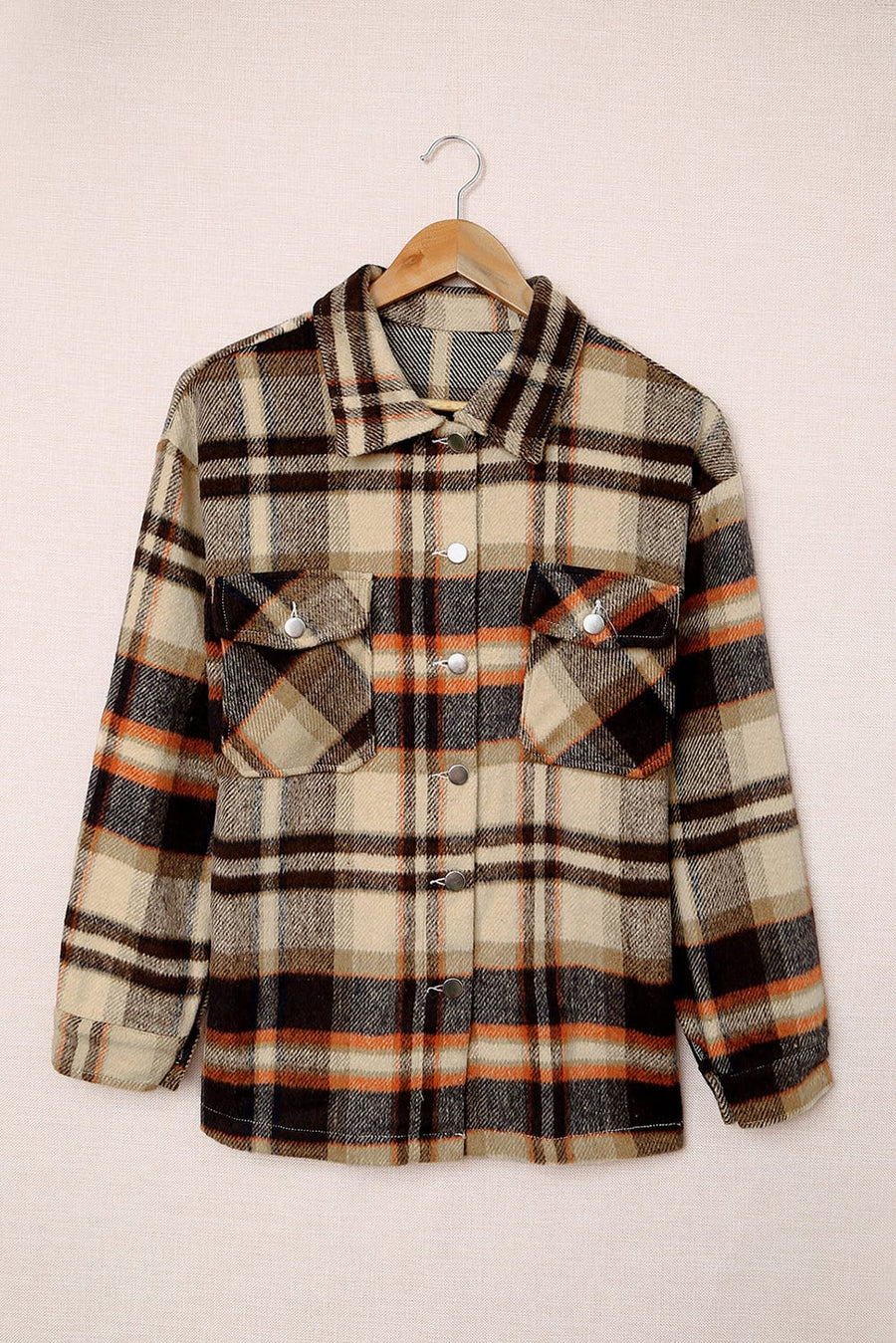 Oversized Plaid Shacket Women UK