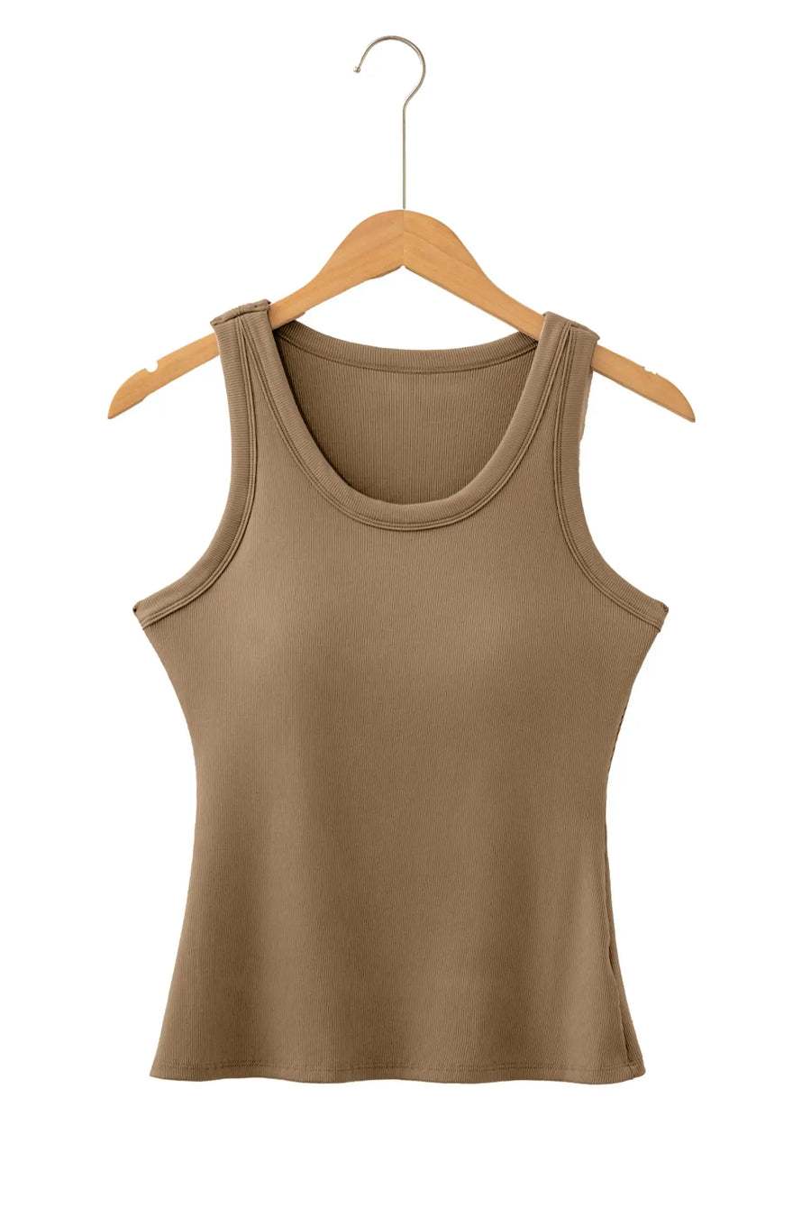 Slim Ribbed Padded Tank Top Women UK