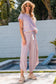 Funky Stripes Wide Leg Pants Set