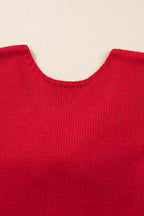 Festive Bow‑Back Backless Jumper