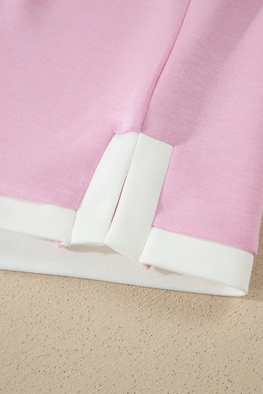Colorblock Trim Cropped Tank High Waist Wide-Leg Pants Two-Piece Set — angled view | Fashionfitz UK