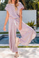 Funky Stripes Wide Leg Pants Set