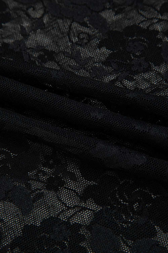 Sheer Floral Lace Top