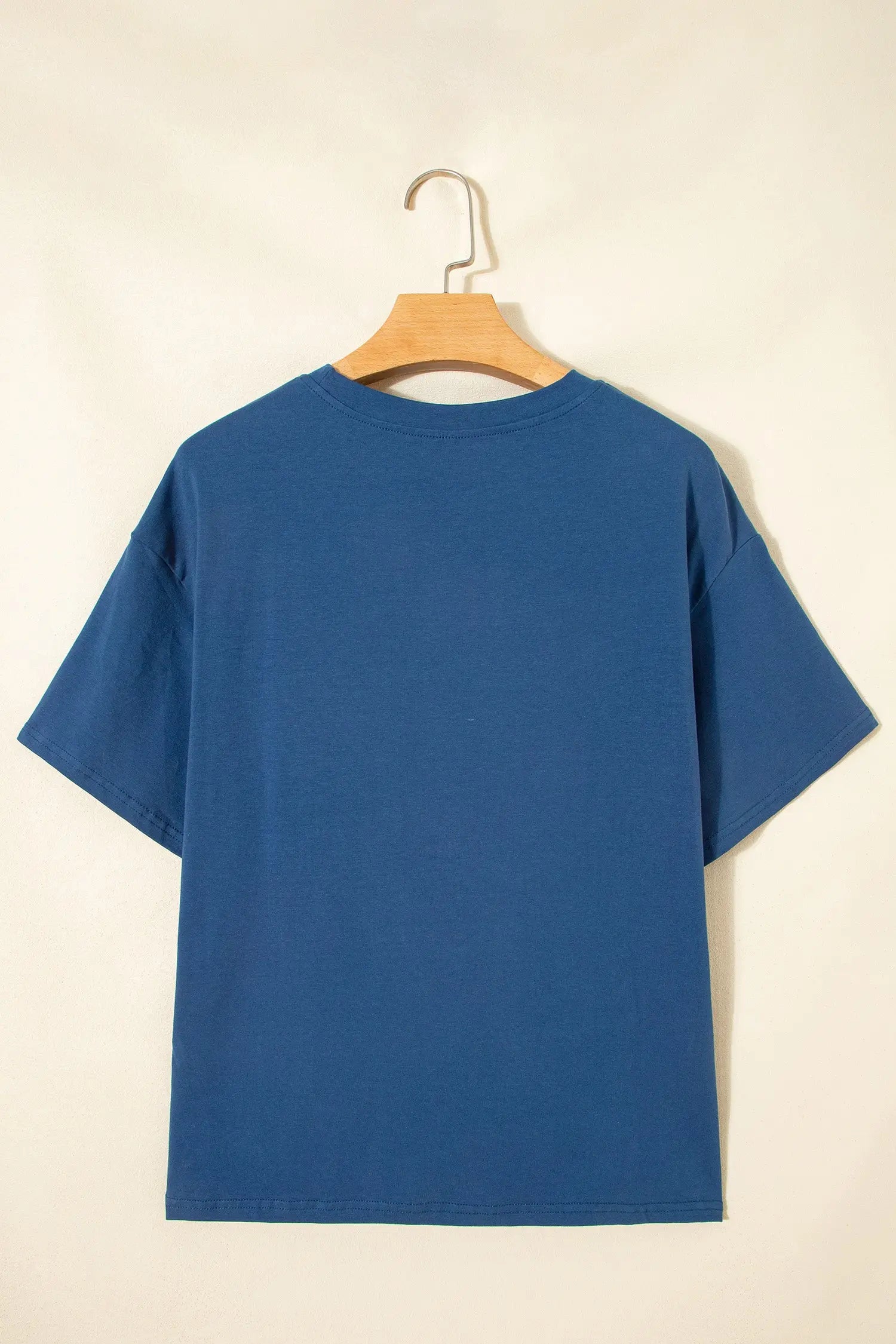 Colour block patch pocket short sleeve top round neck tunic relaxed fit tunics