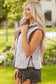 Stripe Snap Winter Vest