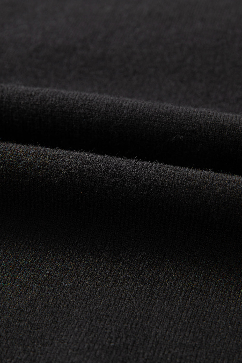 Black Plus Size Cheers Glitter Tinsel Short Sleeve Sweater