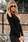 Cold Shoulder Black Sweater