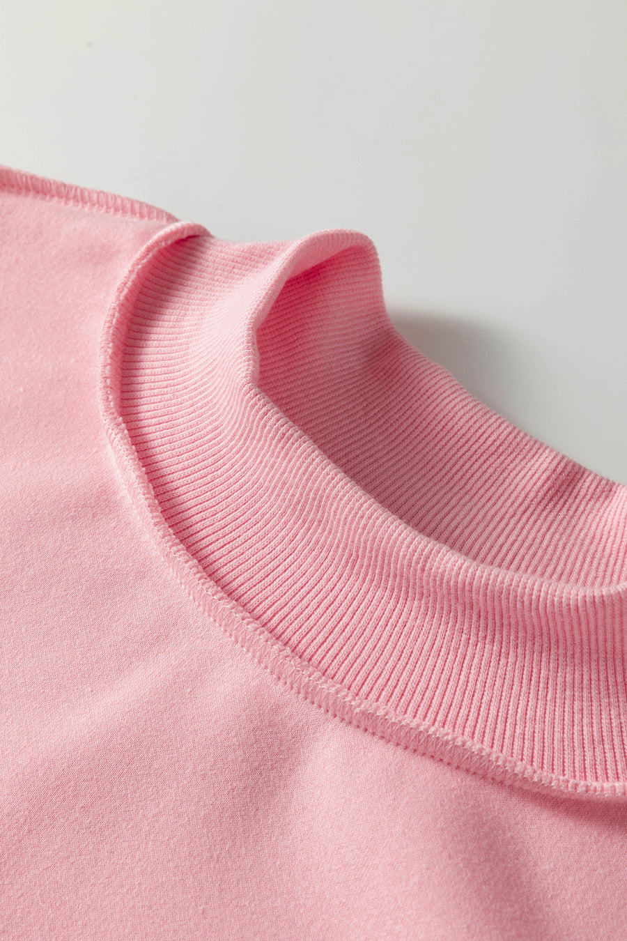 Drop Shoulder Reversible Mock Neck Sweatshirt Women UK