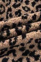Khaki Leopard Crop Jacket