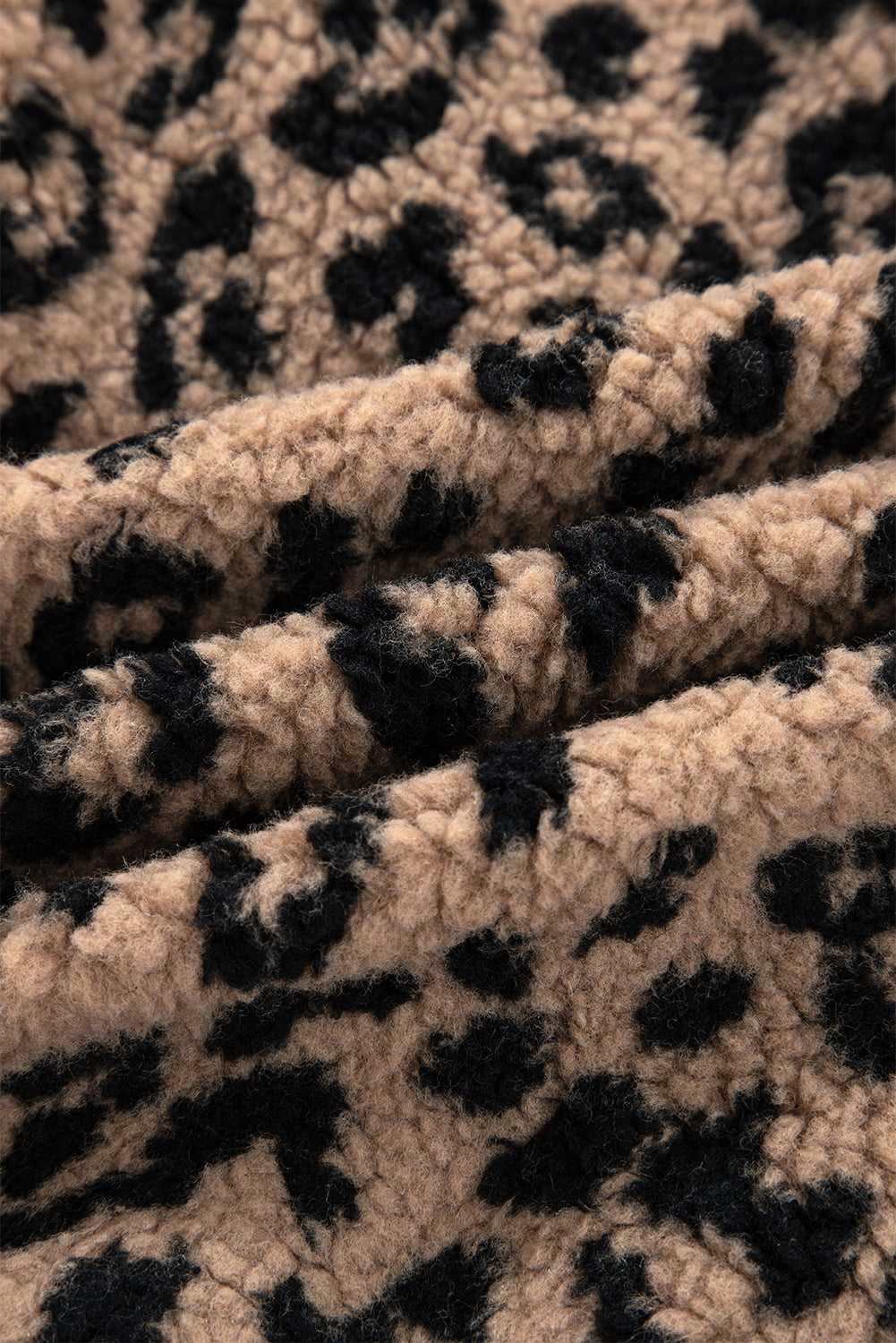 Khaki Leopard Crop Jacket