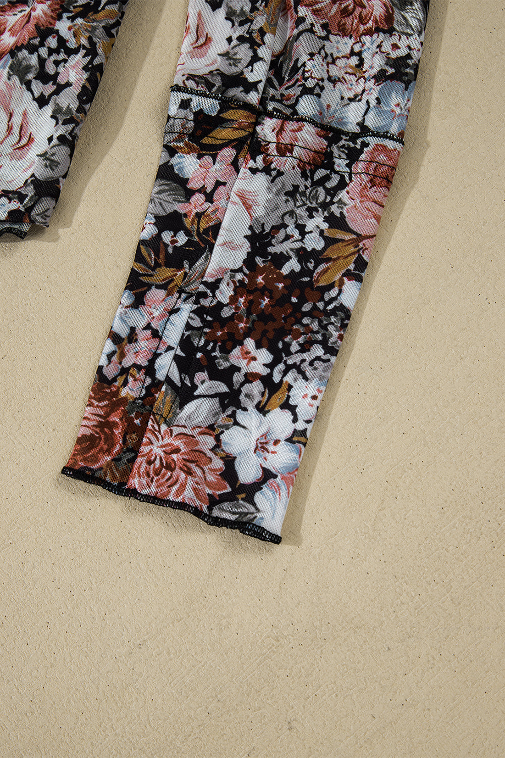 Fleur Sophistication Mesh Top