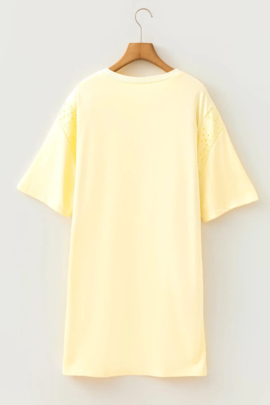 Eyelet Lace Sleeve Mini Dress Women UK — close-up detail | Fashionfitz UK